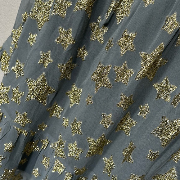 LOFT Shimmer Star Tiered Dress - Picture 2 of 7